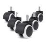 Buy cheap Recommended Office Chair Caster Wheels Set Of 5 Furniture White Nylon Caster from wholesalers