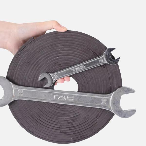 Buy cheap Black Roll Flexible Magnetic Material For Magnetic Whiteboard Eraser Laminated With PVC/Paper from wholesalers
