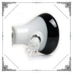 Black Helix Percolator Bongs splash guard Glass Beaker Hookah Bong 14'' Glass