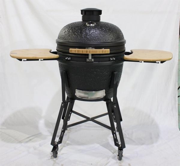 Buy cheap Charcoal 22 Inch Starry Sky Surface Ceramic Kamado Grills BBQ Bamboo Handlle from wholesalers
