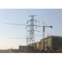 Buy cheap 10 - 750KV Transmission Steel Tower Double Circuit Galvanizated / Painted product
