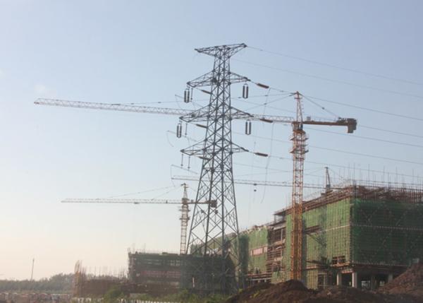 Buy cheap 10 - 750KV Transmission Steel Tower Double Circuit Galvanizated / Painted Surface Treatment from wholesalers