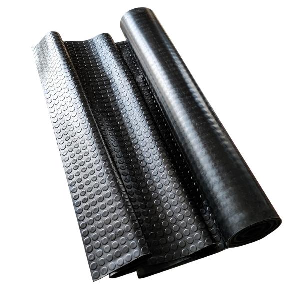 Buy cheap 2.0kg/M2 SBR Coin Surface Round Stud Rubber Sheet Anti Slip from wholesalers