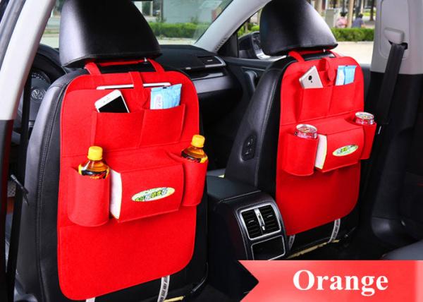 Buy cheap Multi Color Car Seat Back Storage Bag Using Eco Friendly Felt Material from wholesalers