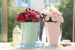 Free Design!! Free Sample!!! flower carrier bag cheap brown paper flower bag
