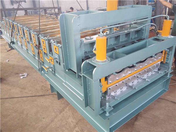Buy cheap XH828-840 Color Steel Sheet Glazed Tile Roof Panel Double Deck Roll Forming Machine from wholesalers