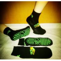 Buy cheap Black Color Anti Skid Grip Socks Get Air Trampoline Park Socks Non Slip Socks product