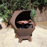 Buy cheap Decahedron Corten Steel BBQ Grill Outdoor Fire Pit And Barbecue Grill from wholesalers