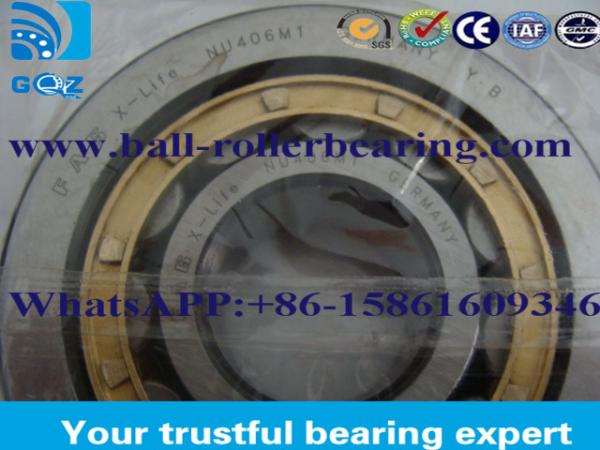 Buy cheap Brass cage high speed roller bearings NU406M1 30 mm double row ball bearing from wholesalers
