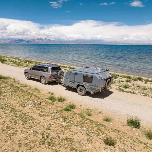 Buy cheap Small Family Caravan NJSTAR EXPLORER Off Road Caravan With Bunks from wholesalers