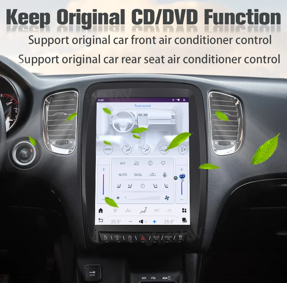 2014-2016 Durango Dodge Android Radio GPS Navigator Carplay Touch Screen