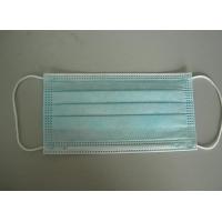 Buy cheap Glass Fiber Free Disposable Earloop Face Mask , Light 3 Layer Face Mask product