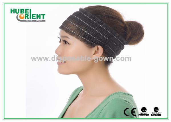 Buy cheap White Non-Woven Elastic Disposable Hair Band / Head Band Latex Free from wholesalers