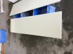 White Engineered Quartz Stone Countertops , Quartz Bathroom Countertops Kitchen
