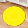 Buy cheap Living Room Carpet T4 Polyester Fiber Computer Chair Floor Mat 80cm 60cm Circular Area Rugs from wholesalers