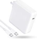 QC3.0, PD Macbook Pro Charger USB C 96w Power Supply Adapter