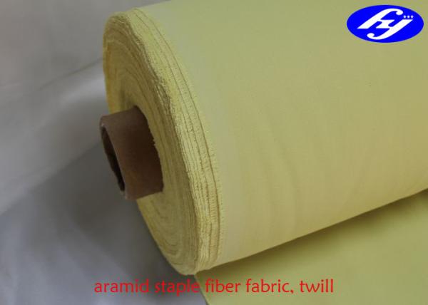 Buy cheap 210gsm Aramid Fiber Fabric Spun Staple Fiber Twill Woven Fabric from wholesalers