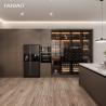 Buy cheap Villa Project Full Customized L Shape E1 Standard Formaldehyde-free Lacquer Painting Kitchen Cabinets from wholesalers