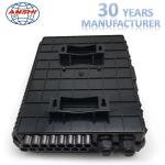 16 Port Outdoor Fiber Distribution Box Black Outdoor Optical Distribution Frame