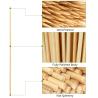 Buy cheap Chamferred Thick Sturdy 28cm BBQ Bamboo Sticks from wholesalers
