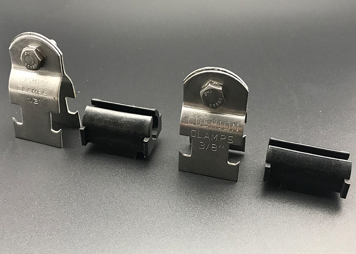 Electrical Zinc Channel Mounted tpe Cushion Clamps