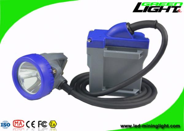 Buy cheap 6.6Ah Rechargeable LED Mining Light Wired Electric Cap Lamp IP68 Waterproof from wholesalers