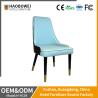 Buy cheap Modern Leather Dining Chair for Home Dine Room Furniture Armrest-Free and Customized from wholesalers