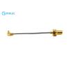 Buy cheap 0-20GHZ SMA Female Bulkhead To MMCX Right Angle Male RG405 086 Semi-Rigid RF Pigtail Cable from wholesalers