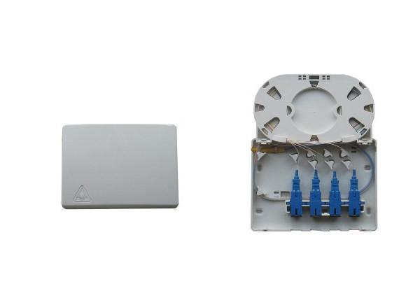 Buy cheap 4 port Indoor fiber distribution box , 4 fibers Customer Terminal Box from wholesalers