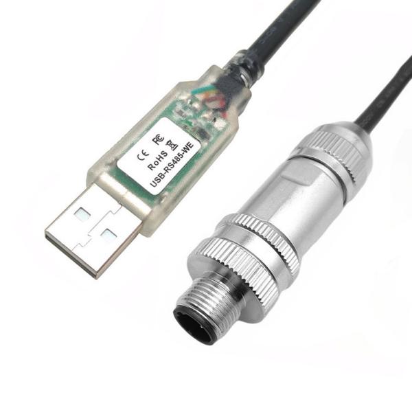 Buy cheap Industrial Robot Dedicated Connector USB To RS485 Serial Cable To M12 Male And Female Waterproof Head Metal Connector from wholesalers