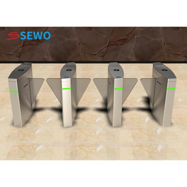 Buy cheap High Speed Subway Station Turnstile , Pedestrian Speed Gates 45people/min from wholesalers