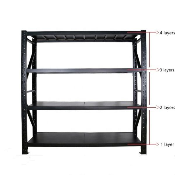 Buy cheap 4 Layers 500kg/Level Metal Warehouse Storage Shelves Tough Powder Coated from wholesalers