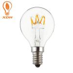 Globe Spiral LED Edison Bulb G45 3W Vintage Style Amber Glass Light Bulb 45*78mm