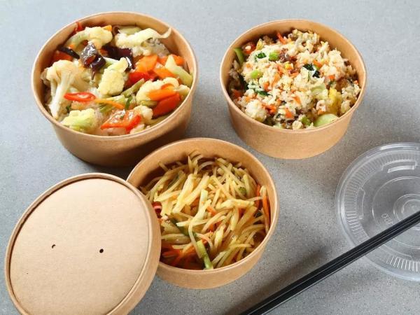 Buy cheap Bio-degradable Single wall PE coating Disposable Paper Bowl For Salad from wholesalers