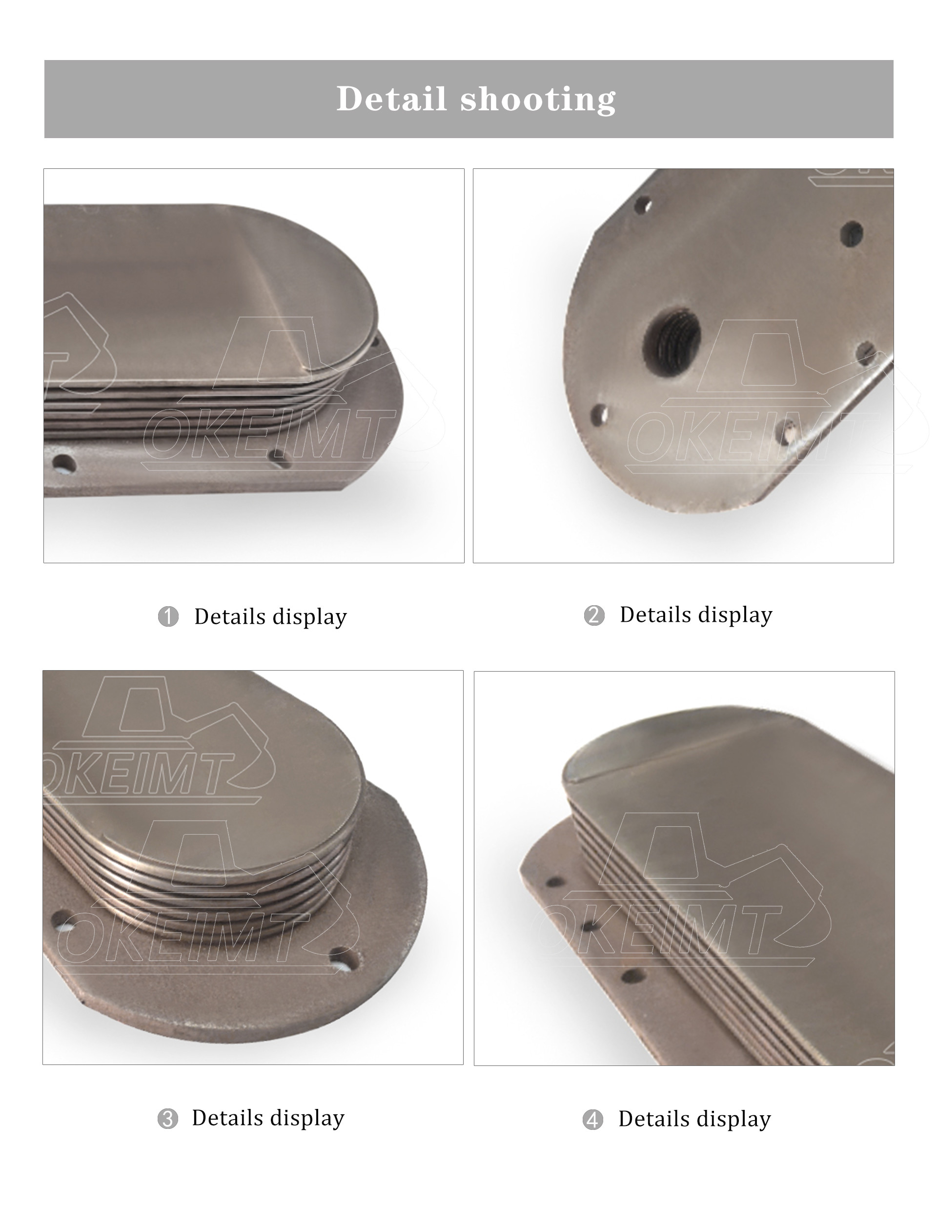 Factory Selling Support Customization High Quality Stainless Steel Oil Cooler Core PE6 PD6 21317-96001 BPOC-2067