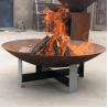 Buy cheap 6mm Steel Fire Pits Diameter 600mm Corten Steel Fire Bowl from wholesalers
