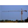 Buy cheap 101m Height Under Hook 7032 stationary attached Tower Crane Luffing Crane with 70m Boom from wholesalers