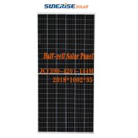 Buy cheap Black 35mm 390W 49.3V 144PCS Half Cell Solar Panel product