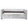 Buy cheap Crush Velvet Upholstered Trundle Daybed from wholesalers