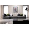 Buy cheap European Modern Elegant Extra Large Velvet Black Sectional Sofa Furniture from wholesalers
