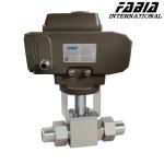Electric High Pressure Ball Valve Two Way Butt Welding Ball Valve 1 2" 3/4"
