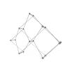 Buy cheap Strong Square Profile Pop Up Banner Stands With Plastic Buckle Connector from wholesalers