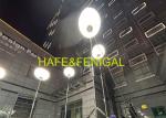 1000w LED Balloon Lighting Work Light Illuminating A Worksite With Glare Free