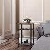 Buy cheap 3-tier Nightstand for Sale, Side Table for Bedroom, Industrial Nightstands, ULET75BX from wholesalers