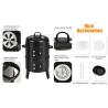 Buy cheap Detachable 3 in 1 Round Tower Charcoal BBQ Smoker with 2 Cooking Area Customized from wholesalers