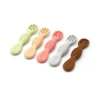 Buy cheap FDA Flexible Weaning Cutlery 6 Months Silicone Spoon For Eating product