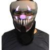 Buy cheap 2018 New design sound activated LED mask for festival Parties Halloween horror masks,the mask of warcraft, EL mask from wholesalers