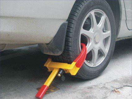 Buy cheap Robotic Strong Safty Car Tyre Wheel Clamp Lock well finish for car lock from wholesalers