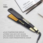 Flat Dual Voltage MCH Heating Negative Ion Hair Straightener Professional
