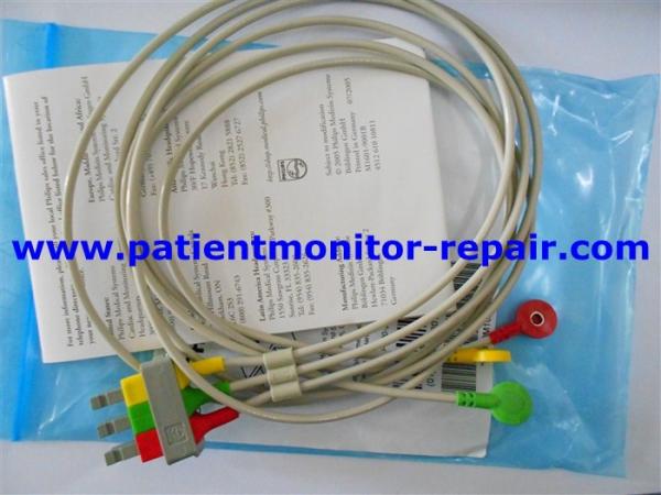 Placenta Monitor Medical Equipment Accessories 3 Lead Set Snaps Safety IEC